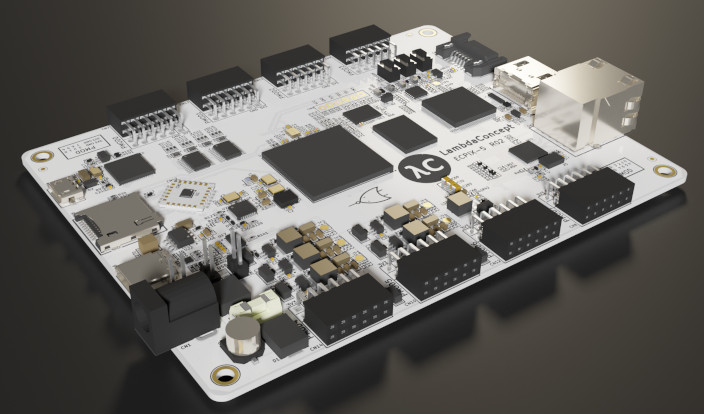 Schematic of the HDMI circuitry on ECPIX-5
